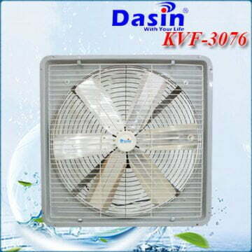 quạt thông gió công nghiệp 2 chiều Dasin KVF-3076