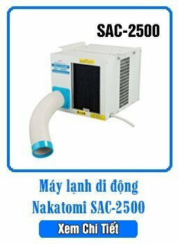 Giới thiệu về máy lạnh di động SAC-2500 2 Máy lạnh di động 2500