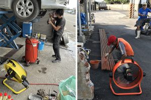 quạt pin tích điện Dasin công suất lớn