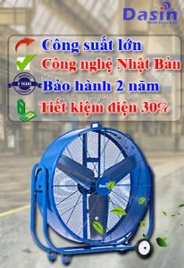 Tính năng vượt trội của quạt công nghiệp di động