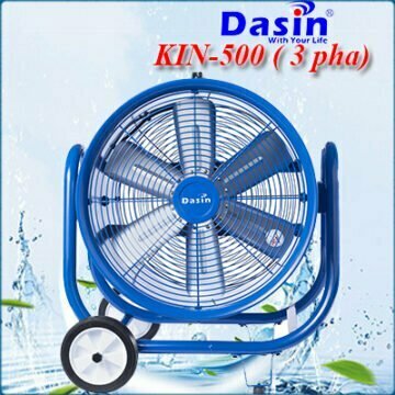 Quạt hút công nghiệp 3 pha Dasin KIN-500