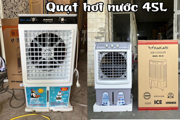 Quạt Air cooler - Báo giá quạt điều hòa hơi nước 10 Quạt điều hòa air cooler 45 l