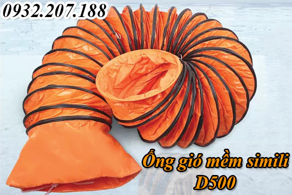 Ống gió mềm simili D500- ống gió phi 500 dài 5m-10m 2 Ống gió mềm simili D500