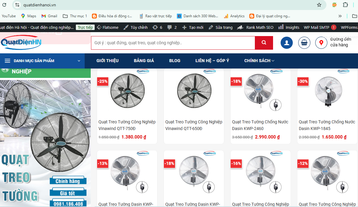 Top 4 Công Ty Cung Cấp Quạt Công Nghiệp Dasin Uy Tín 7 quat dien ha noi